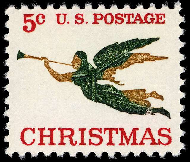 United States Postage Stamp 8 Cents 'Twas the Night before Christmas  Canceled