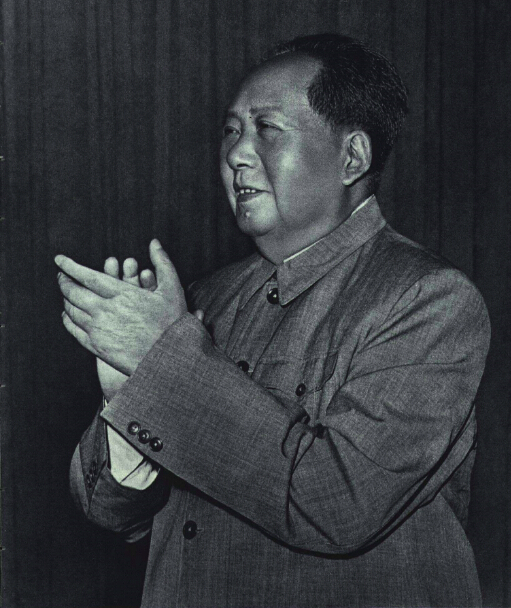 1966-09 1966年毛泽东在中共八大11中全会- 中國歷史圖片，維基媒體 