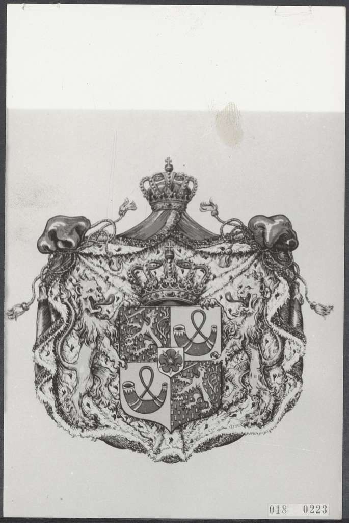 Foto Van Tekening Wapenschild Prinses Beatrix - PICRYL - Public Domain ...