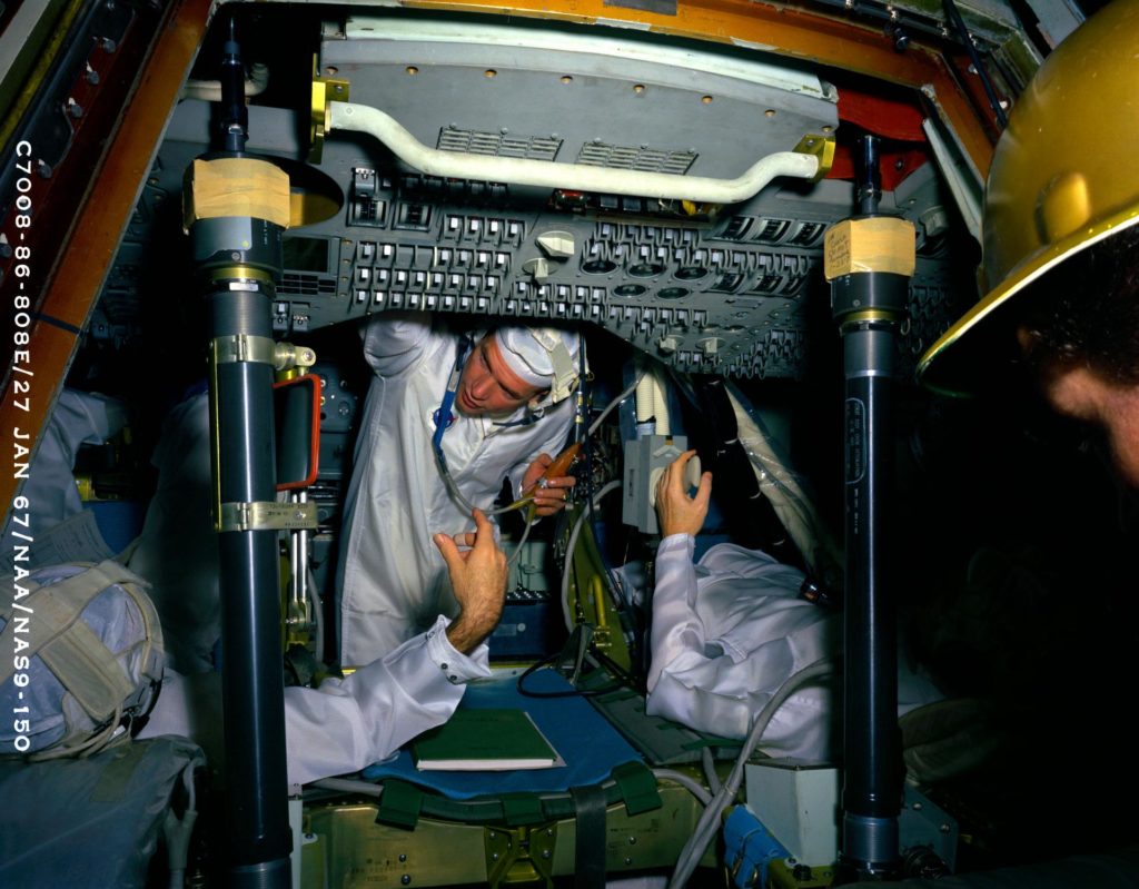 Command Module Apollo Interior Spacecraft S C 101