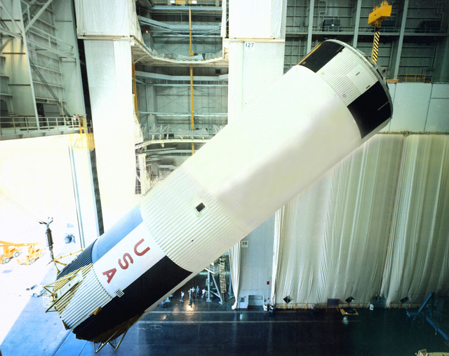 Saturn V S-1C Stages In Michoud Assembly Facility - PICRYL Public ...