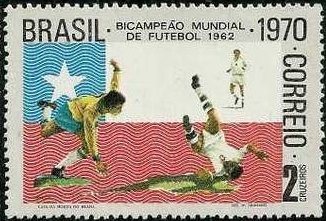 File:Stamp of Brazil - 1970 - Colnect 213992 - 9th FIFA s World cup - Mexico.jpeg  - Wikimedia Commons