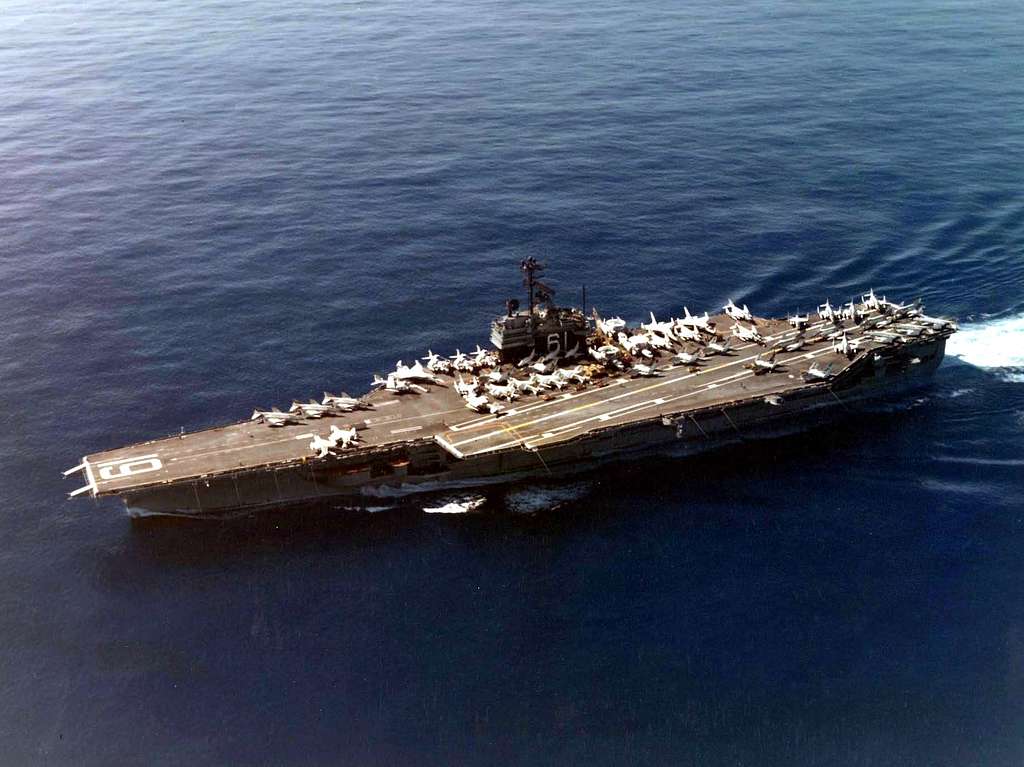 USS Ranger (CVA-61) underway in 1974 - PICRYL - Public Domain Media ...