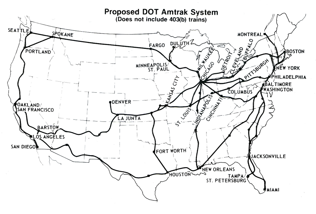 Amtrak system maps, Amtrak Image: PICRYL - Public Domain Media Search ...