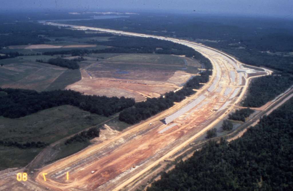 This Is An Aerial View Of The Tennessee Tombigbee Waterway Nara