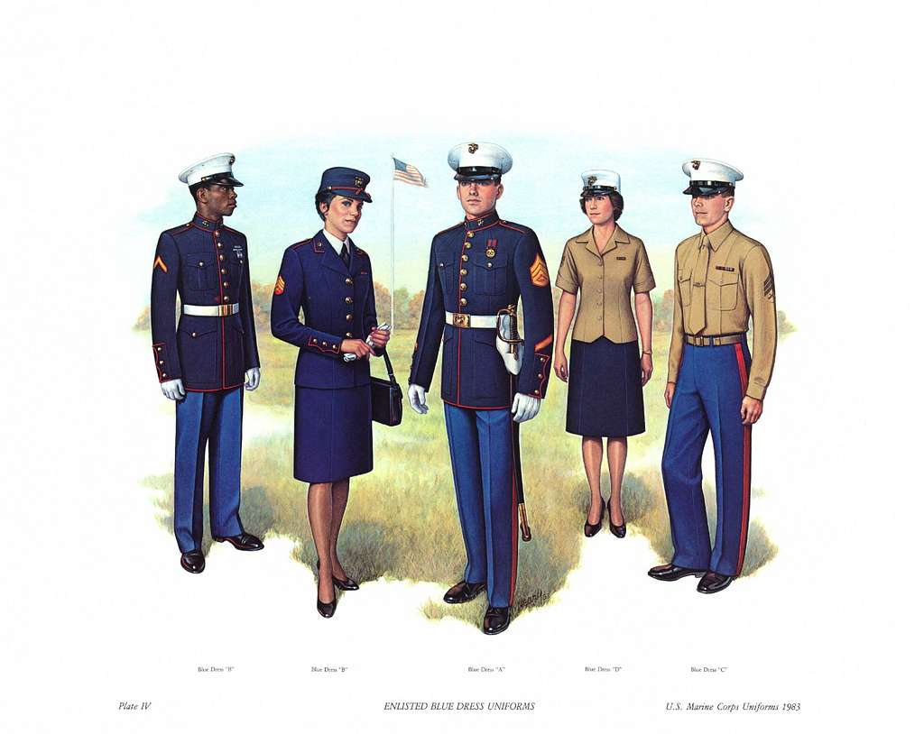 army enlisted dress uniforms