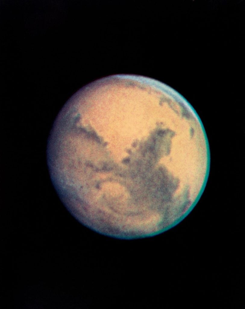 mars from telescope