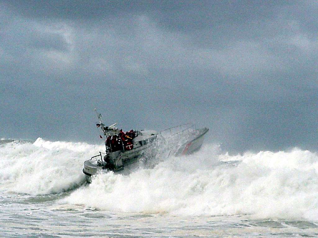 DVIDS - Images - 47 foot motor lifeboat in Northwest Pacific Ocean