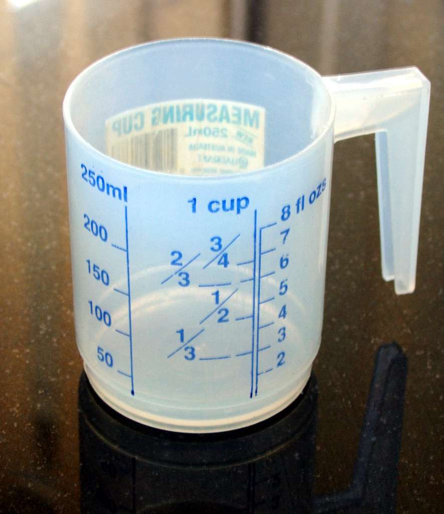 My 1 Cup measuring cups are different metric sizes. : r/mildlyinteresting