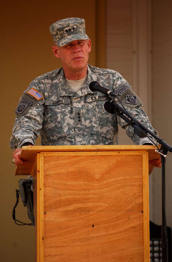 Lt. Gen. Carl A. Strock, commander of the U.S. Army - PICRYL Public ...