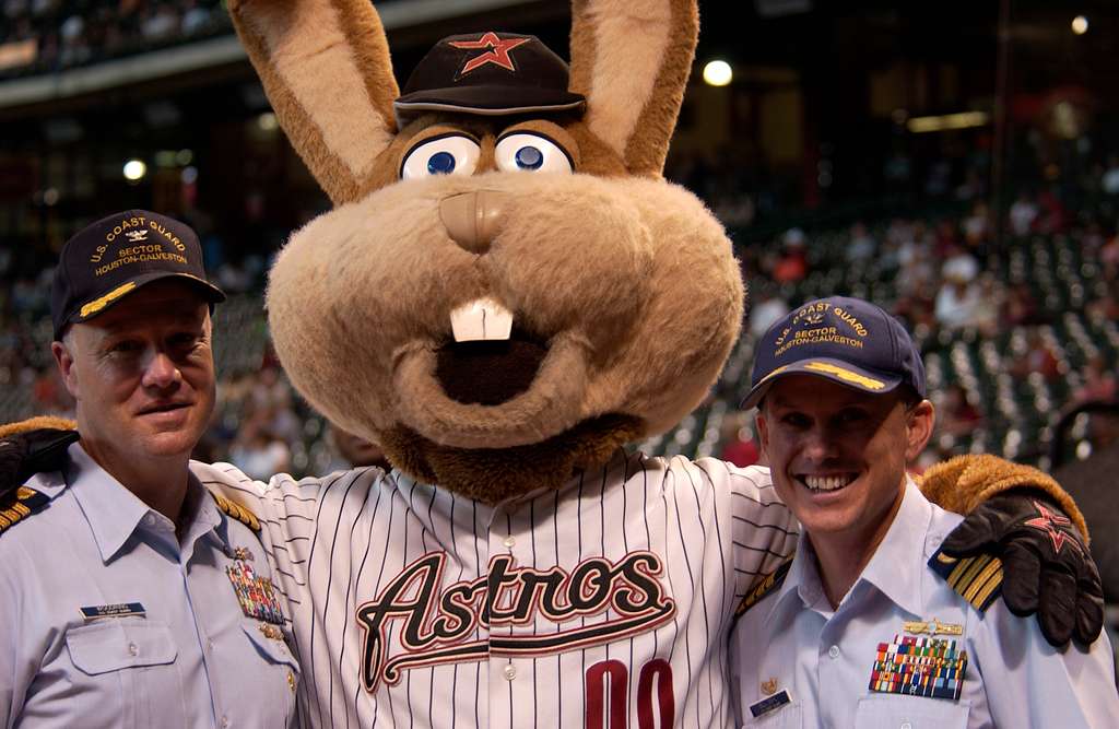 DVIDS - Images - Coast Guard members participate in Houston Astros