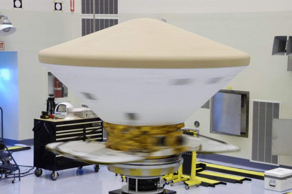 mars rover heat shield assembly