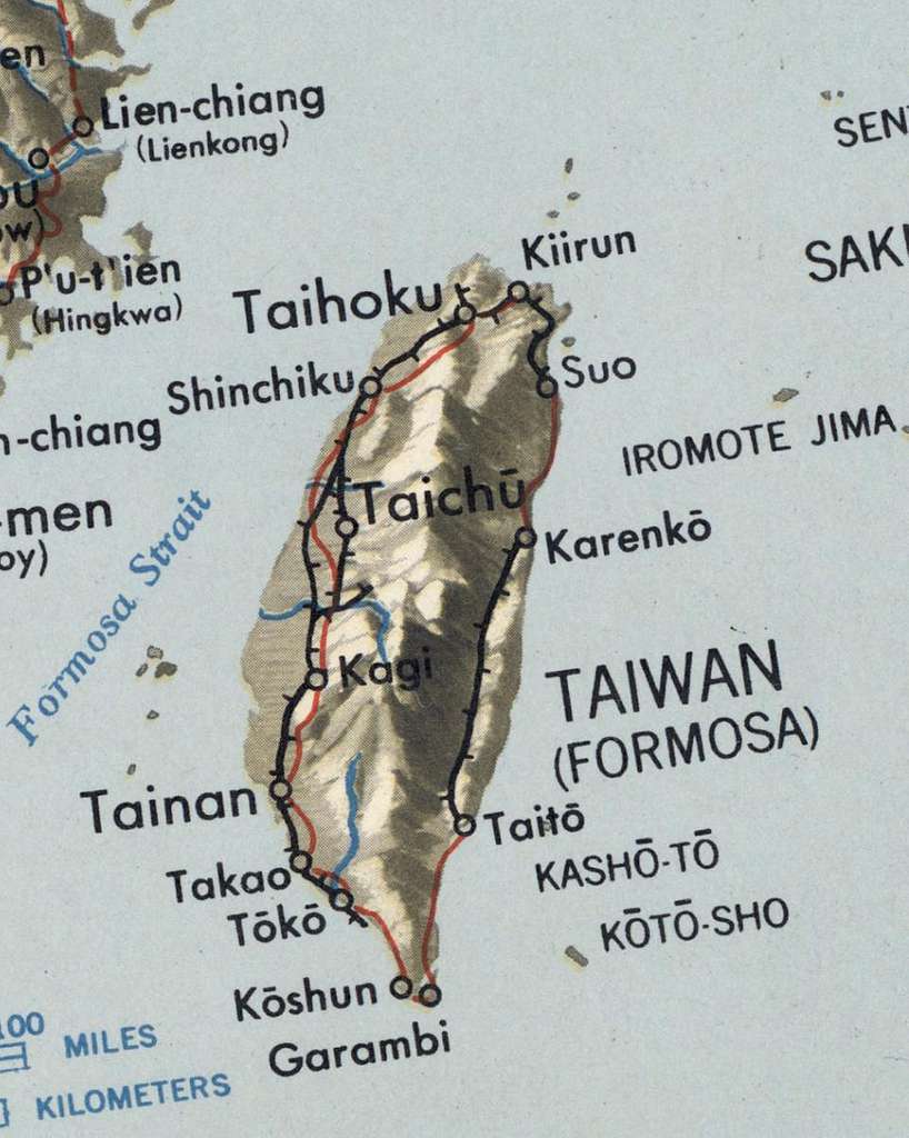 Office Of Strategic Services Map Of Taiwan Formosa On March 27 1944 30583362020 37cef8 1024 