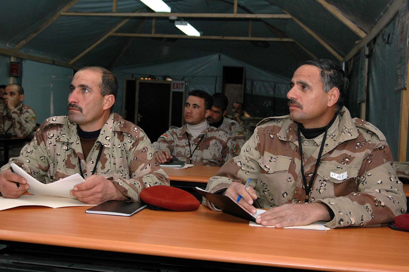 Iraqi soldiers attend their first class at the Task - NARA & DVIDS ...