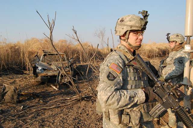 Two Soldiers from A Company, 2nd Battalion, 327th Infantry - NARA ...