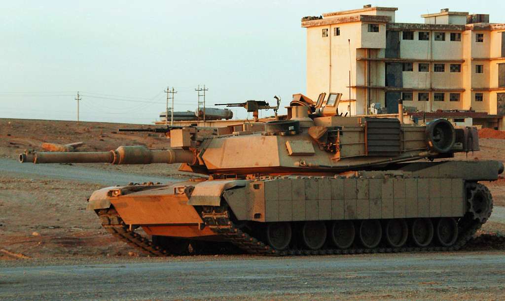 An Abrams Main Battle Tank from Iron Hawk Troop, 3rd - PICRYL Public ...