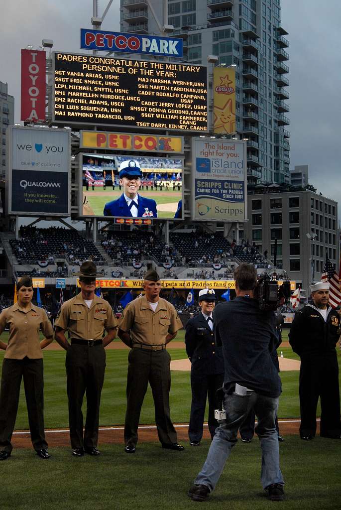San Diego Padres host Military Appreciation Night - PICRYL