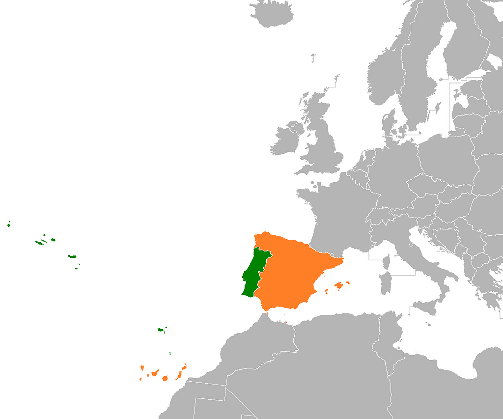 España y Portugal [Material cartográfico] : mapa político y de  comunicaciones - PICRYL - Public Domain Media Search Engine Public Domain  Search