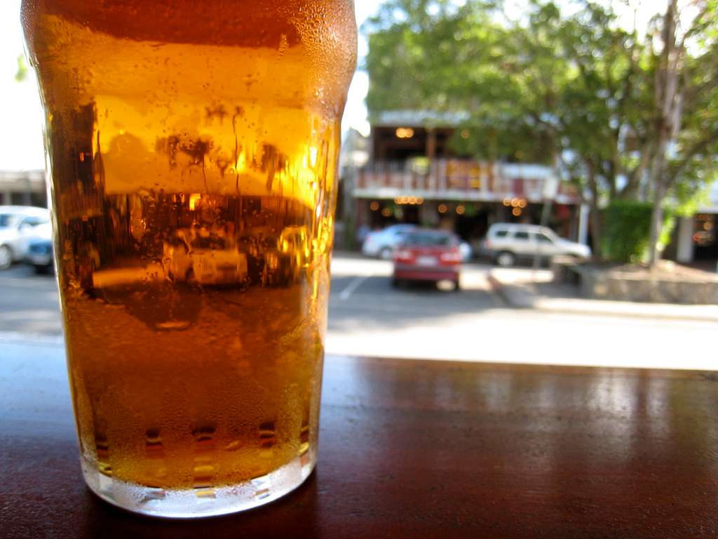 A close up of a glass of beer on a table. Beer peroni glass. - PICRYL -  Public Domain Media Search Engine Public Domain Image