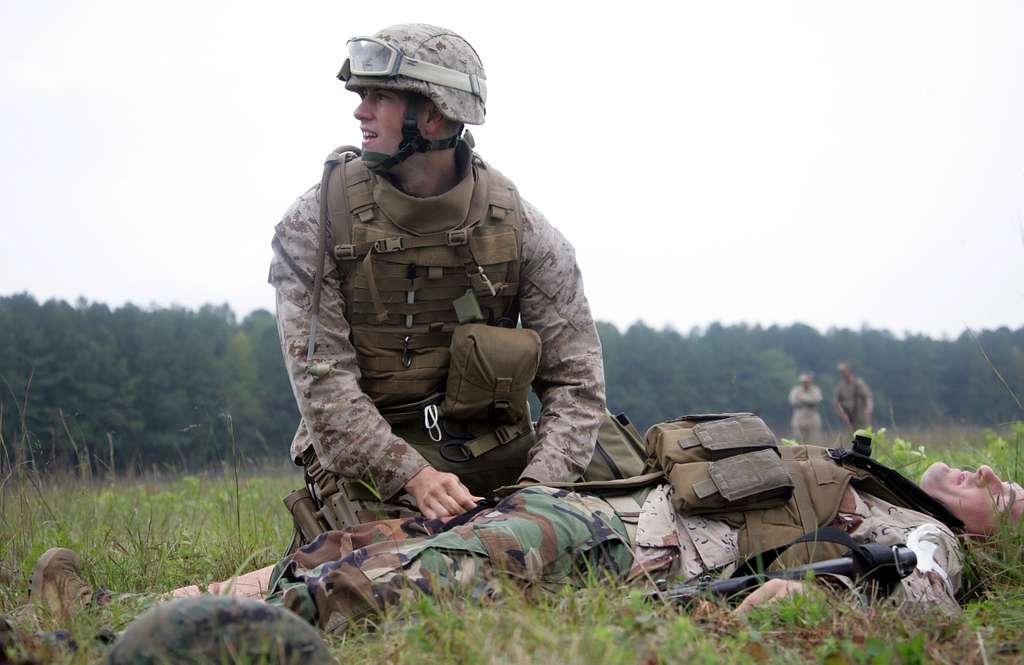 Seaman Ryan A. Zehnder, a hospital corpsman with Combat - NARA & DVIDS ...