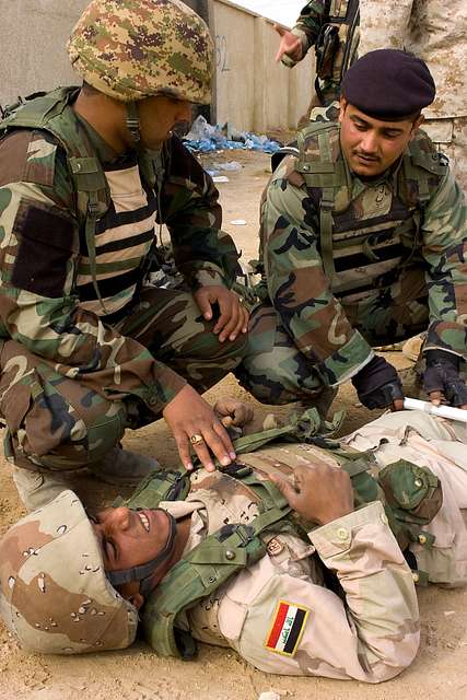 Iraqi Soldiers of 1st Mechanized Battalion, 36th Brigade, - PICRYL ...