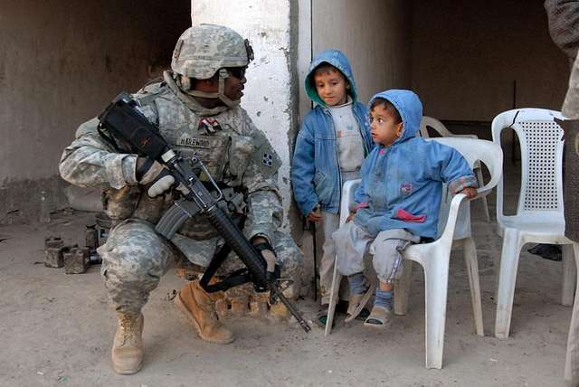 An Multi-National Division - Center Soldier From 1st - PICRYL Public ...