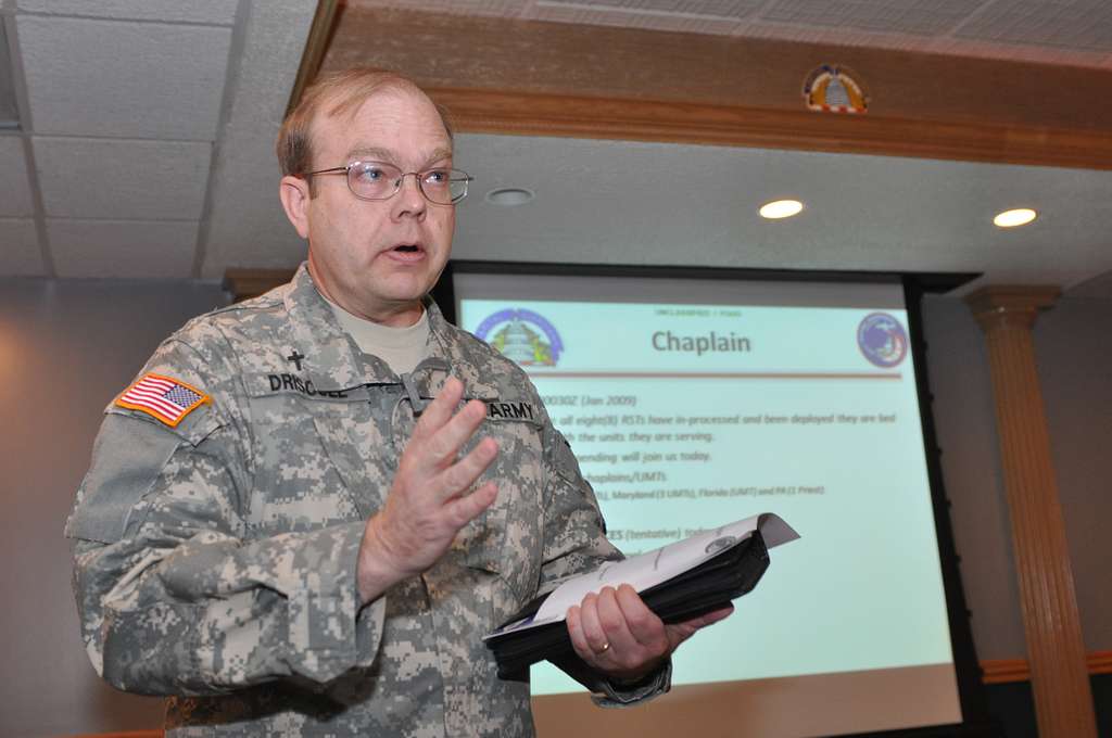 Col. James Driscoll, state chaplain for the District - PICRYL - Public ...