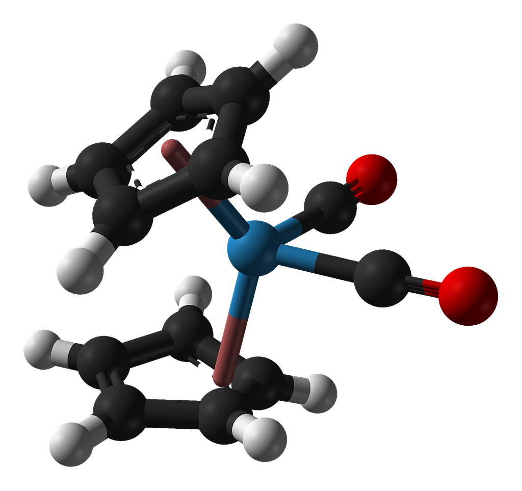 W(eta-5-Cp)(eta-3-Cp)(CO)2-from-xtal-1978-3D-balls - PICRYL - Public ...