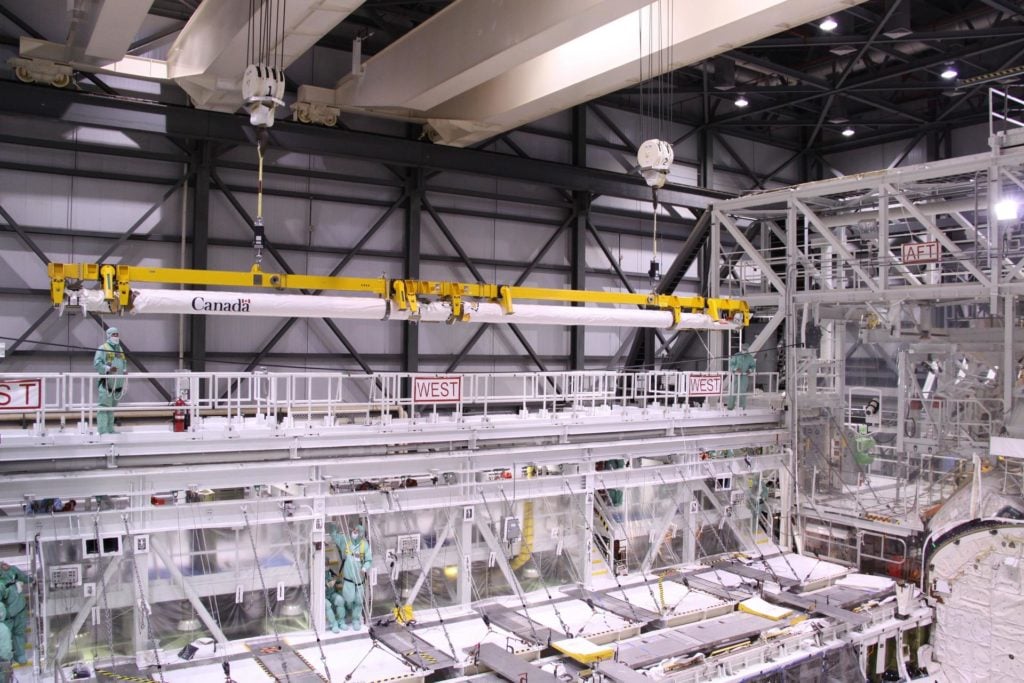 nasa orbiter processing facility shuttle flo