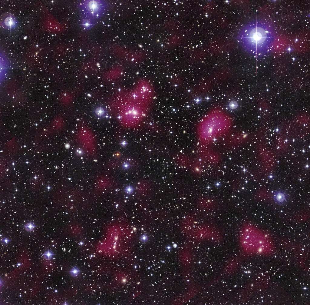 The Violent Lives of Galaxies: Caught in the Cosmic Dark Matter Web -  PICRYL - Public Domain Media Search Engine Public Domain Image