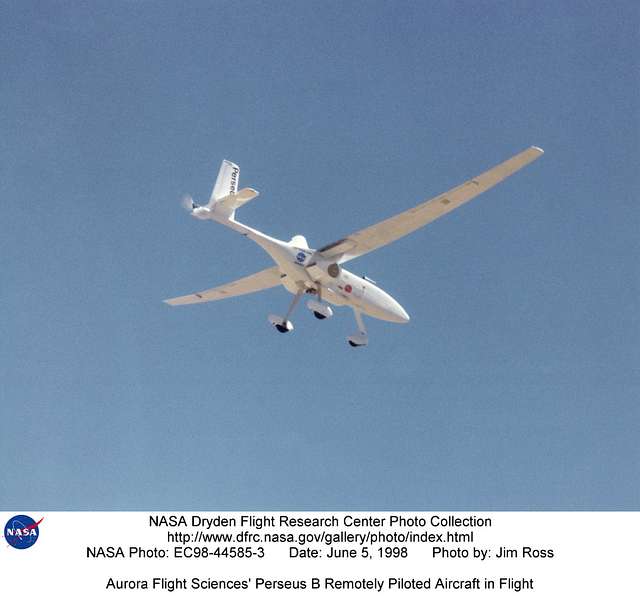 Aurora Flight Sciences' Perseus B Remotely Piloted Aircraft In Flight ...