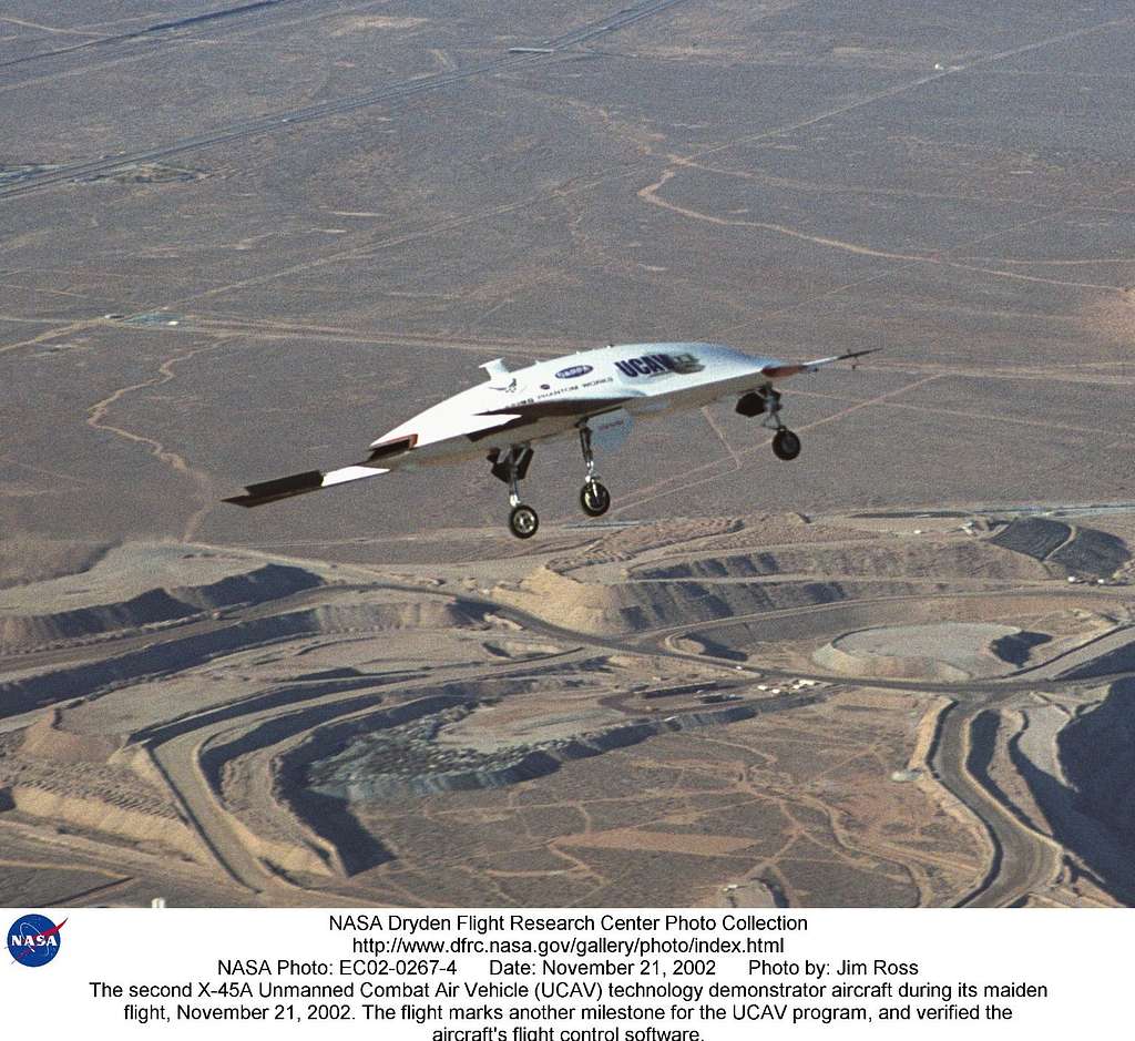 The Second X-45A Unmanned Combat Air Vehicle (UCAV) Technology ...