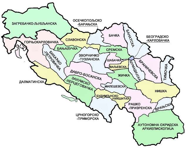 Vojvodina manastiri - Public domain geographic map - PICRYL - Public Domain  Media Search Engine Public Domain Search