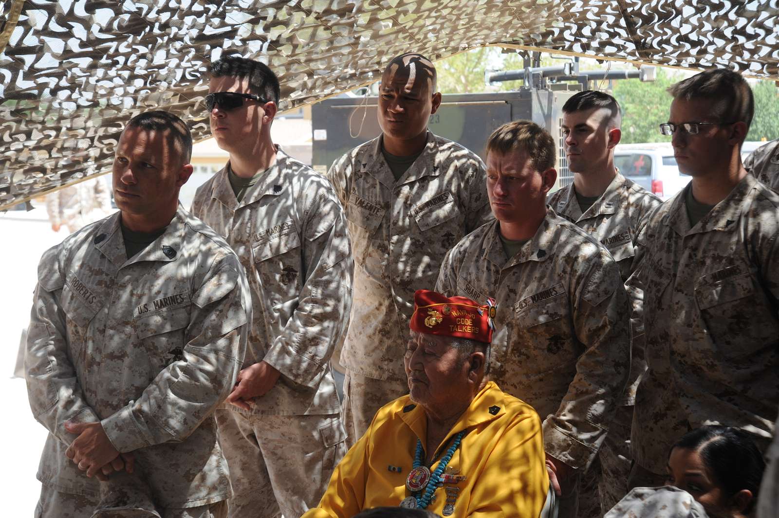 Sidney Bedoni, Navajo Code Talker And World War II - NARA & DVIDS ...