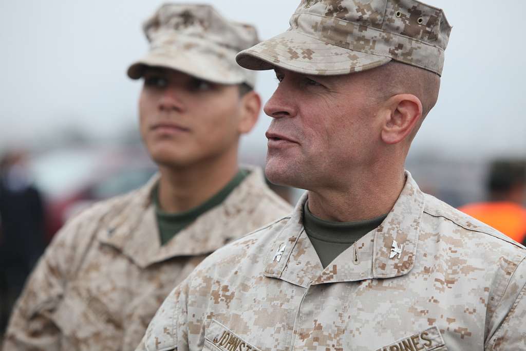 Col. Johnston, the U.S. Marine Corps Commanding Officer - NARA & DVIDS ...