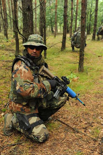 A Special Forces soldier from the Croatian Special - NARA & DVIDS ...