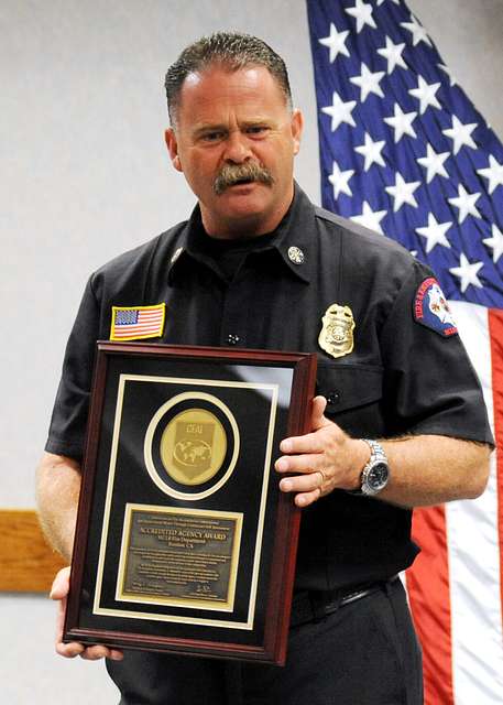 Tommy Thompson, fire chief, Marine Corps Fire Department, - NARA ...