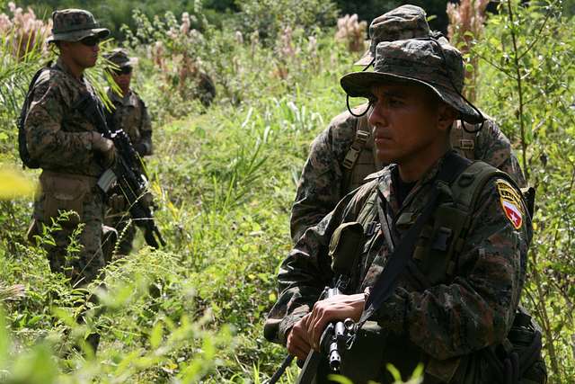 A Guatemalan Army Special Forces soldier or 