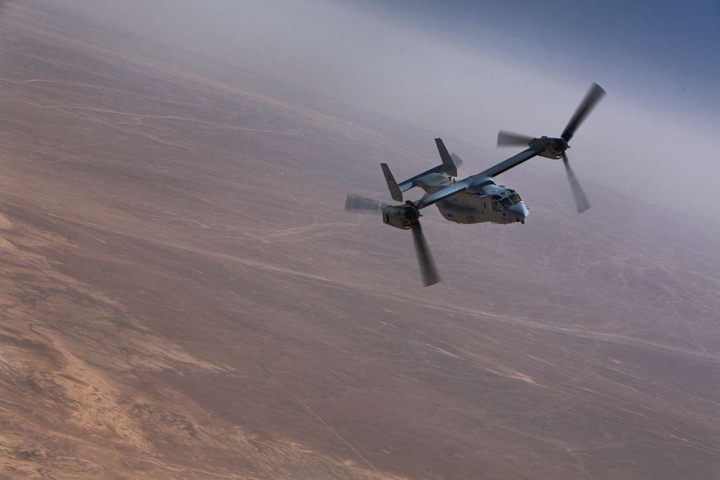 An MV-22B Osprey With Marine Medium Tiltrotor Squadron - NARA & DVIDS ...