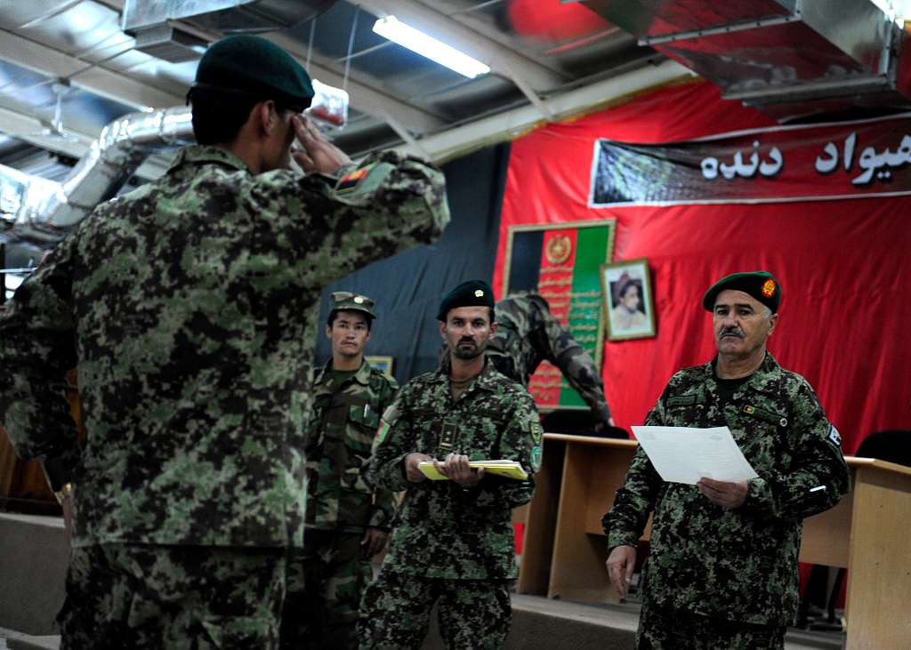 Afghan National Army Brig. Gen. Amir Baqaei prepares - NARA & DVIDS ...