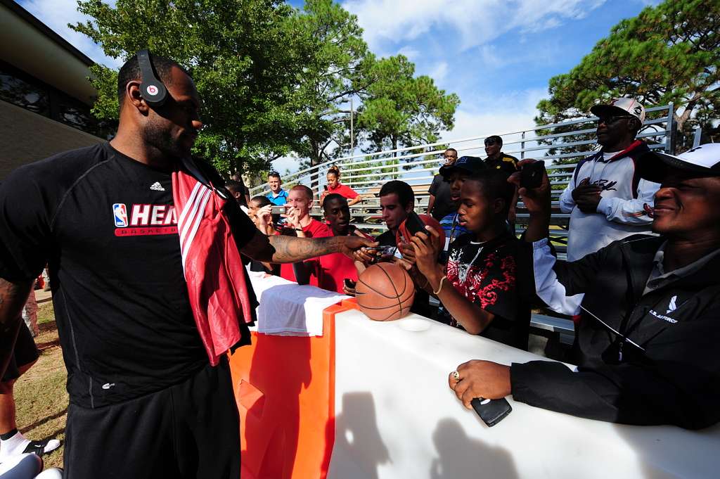 LeBron James, Miami Heat to train at Hurlburt Field in the