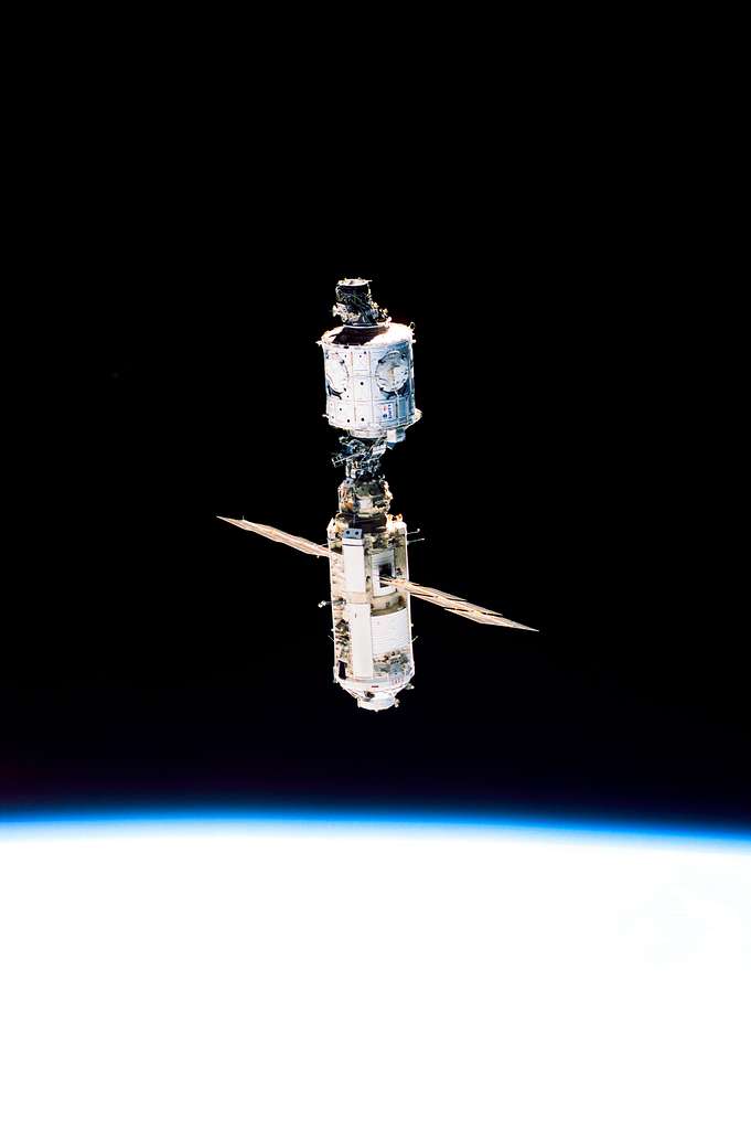 space station orbit view