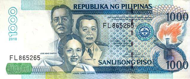 New 500 Philippine Peso Bill, Obverse side of new Philippin…
