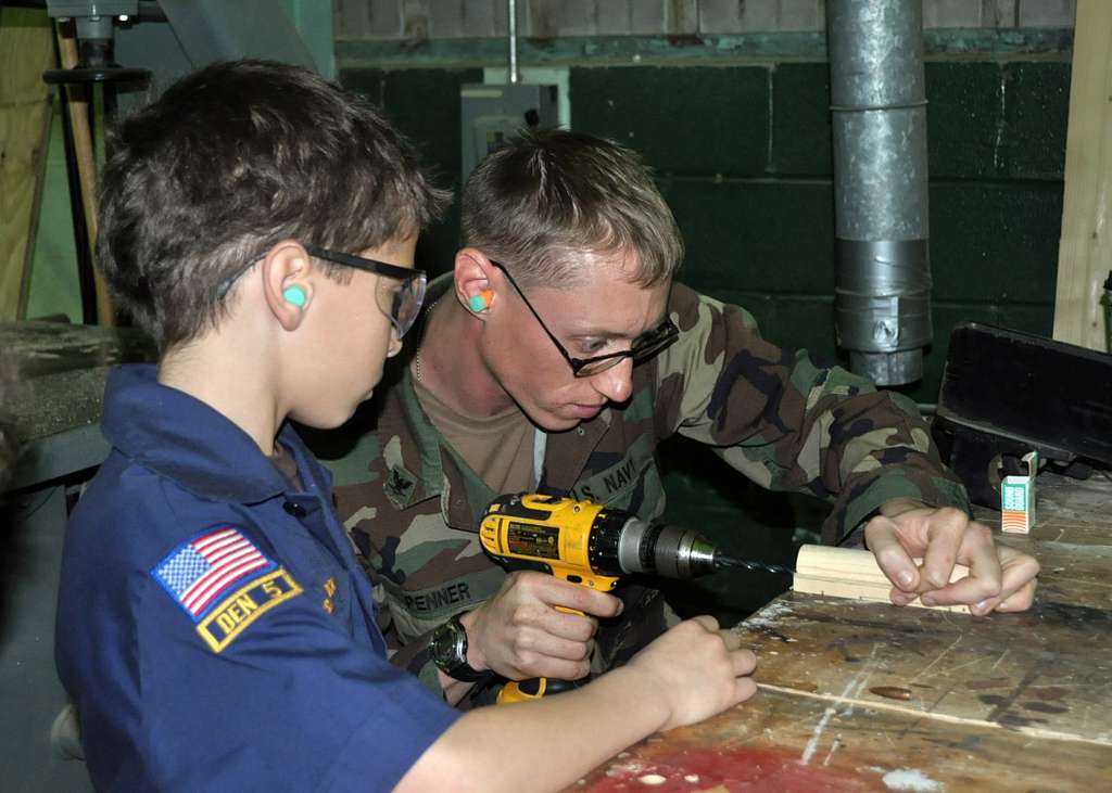 Sean Fitzgibbon, the assistant Cubmaster with Boy Scouts Of