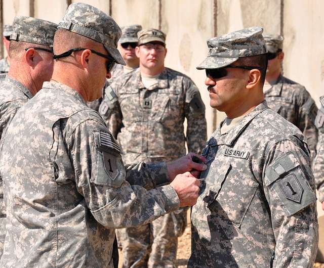 Lt. Col. Michael Henderson (left), commander of 1st - PICRYL Public ...