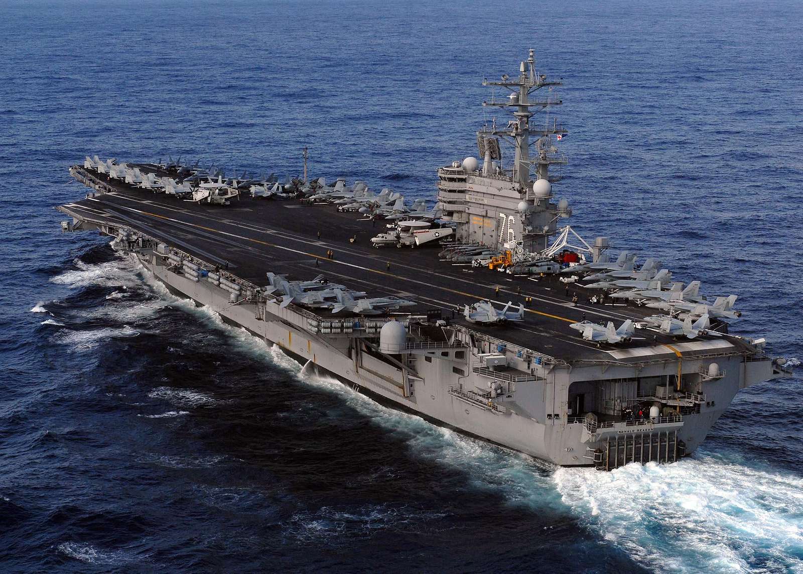 The Nimitz Class Aircraft Carrier Uss Ronald Reagan Nara And Dvids Public Domain Archive Public