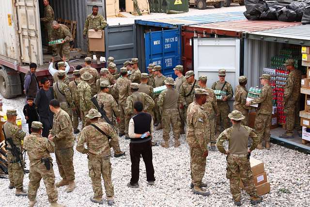 DVIDS - Images - Vikings Cheerleaders Visit Bagram Air Base [Image 2 of 6]