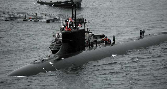 The Seawolf-class attack submarine USS Connecticut - NARA & DVIDS