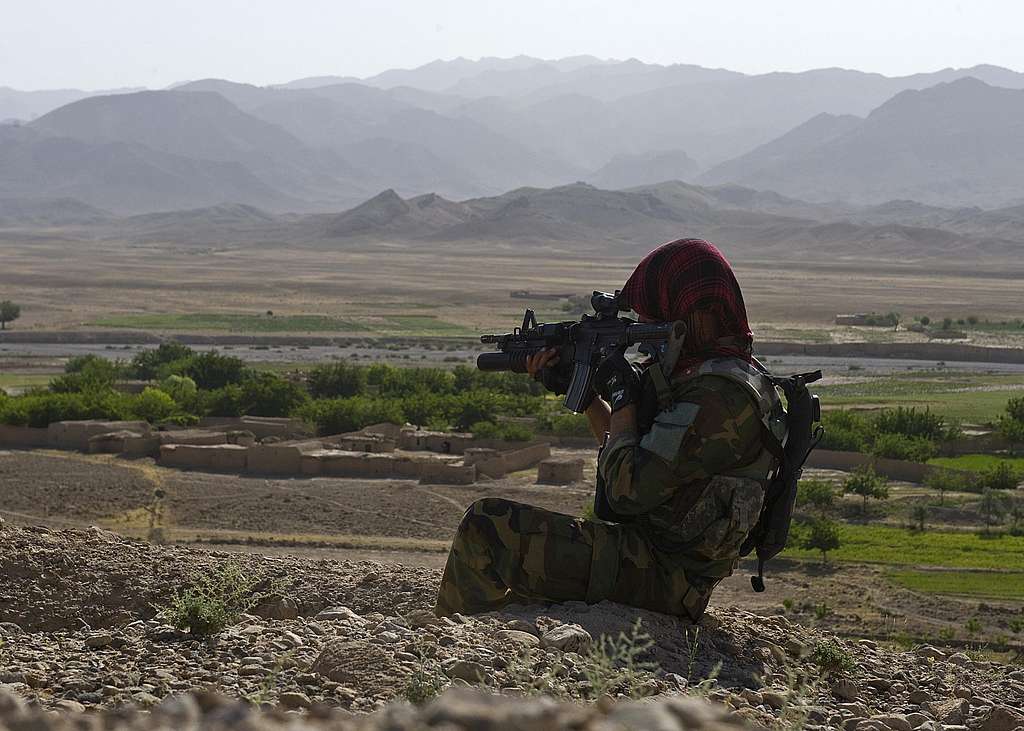 An Afghan Commando With The Afghan National Army's - NARA & DVIDS ...