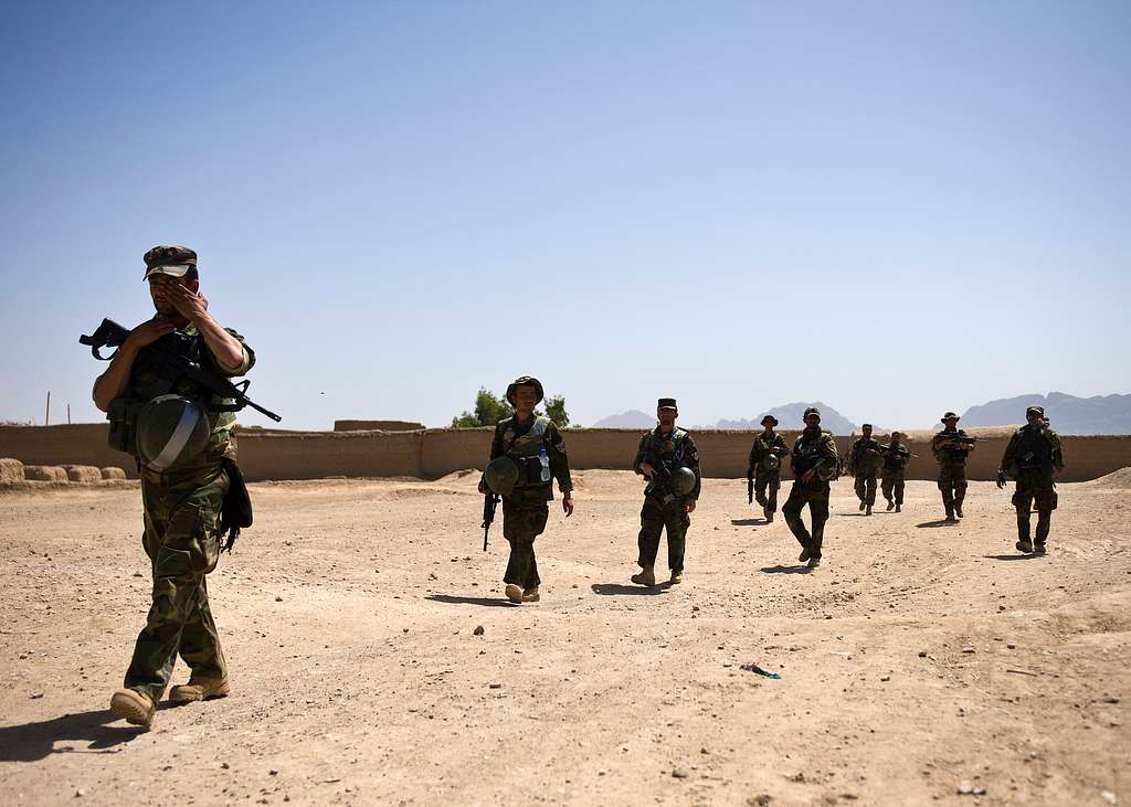 Afghan Commandos, with the Afghan National Army’s 3rd - PICRYL - Public ...